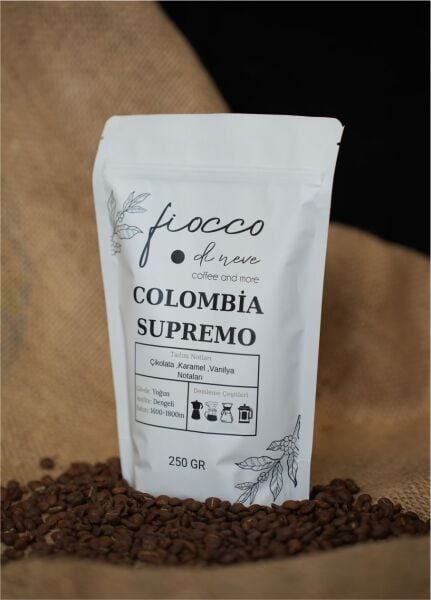 Colombia Supremo Çekirdek Kahve 250 GR.