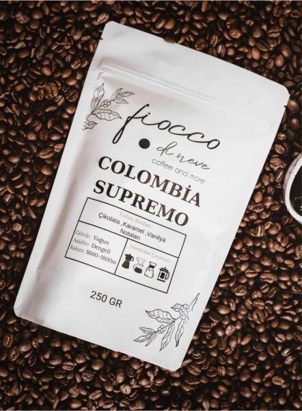 Colombia Supremo Filtre Kahve 250 gr Çekirdek