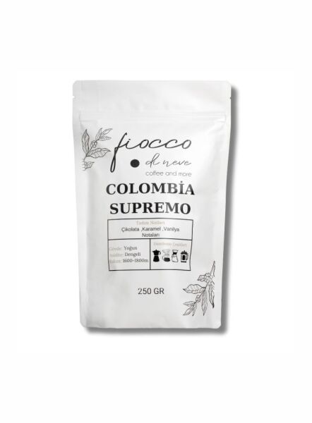 Colombia Supremo Filtre Kahve 250 gr Çekirdek