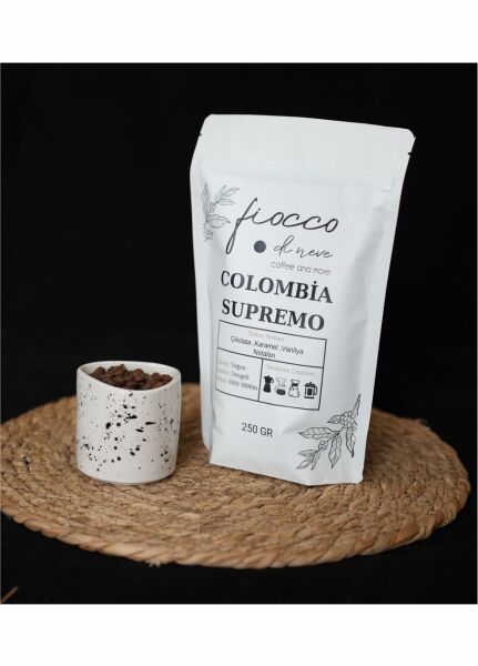 Colombia Supremo Çekirdek Kahve 250 GR. Çekirdek